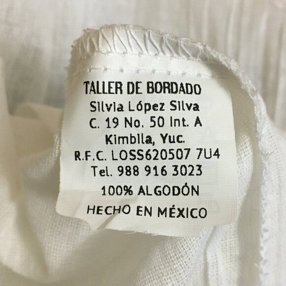 Embroidered Lace White 100% Cotton Getaway Tunic Boho Top - Picture 7 of 12